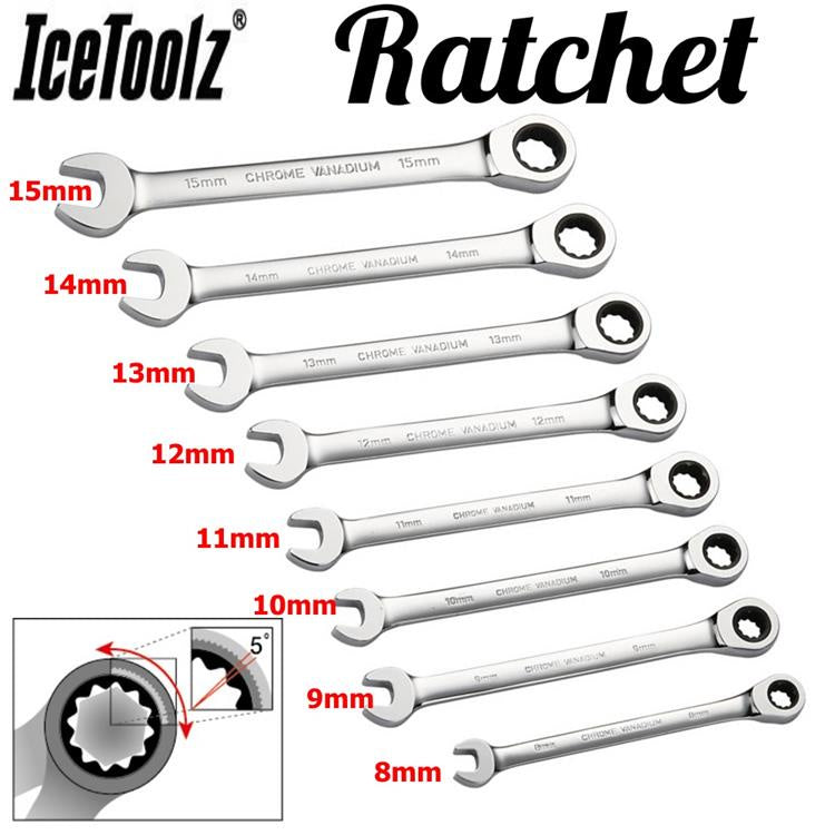 Icetoolz Combination Rachet Spanners